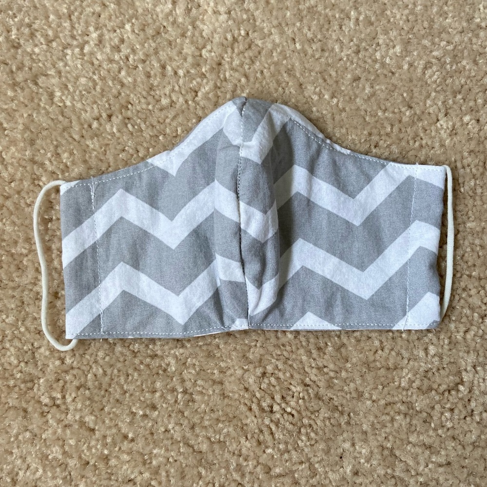 Face Mask White and Gray